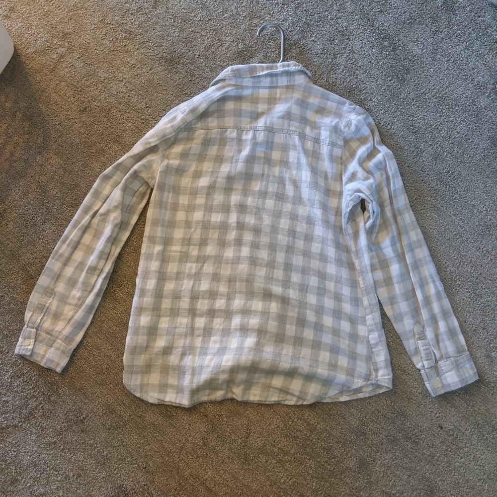 Checkered button up